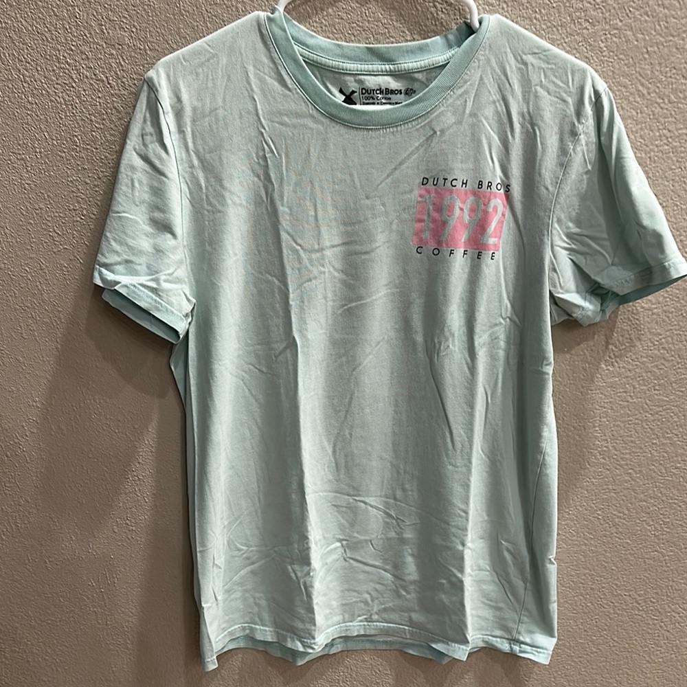 Dutch Bros Light Blue Short Sleeve Tee